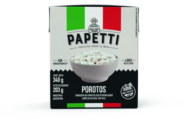 Porotos Papetti 100% Naturales