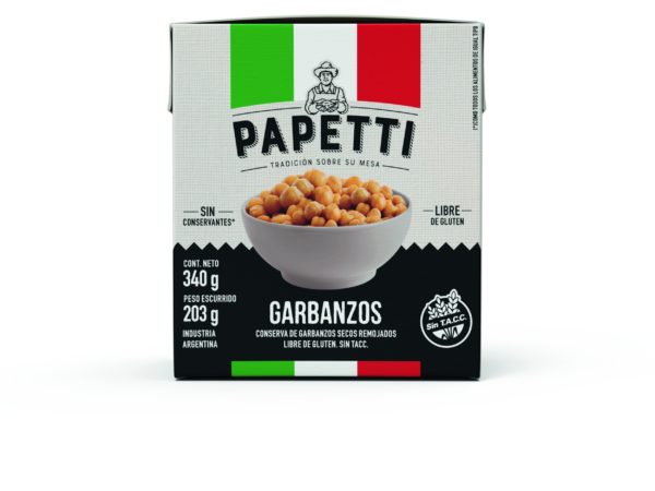 Garbanzos Papetti 100% Naturales