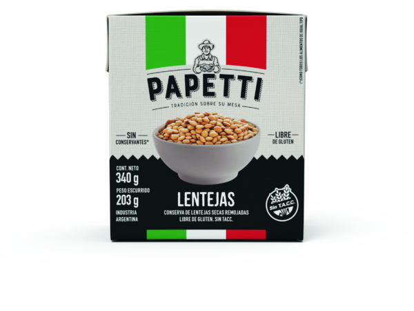 Lentejas Papetti 100% Naturales