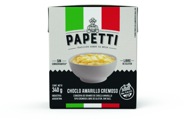 Choclo Amarillo cremoso Papetti