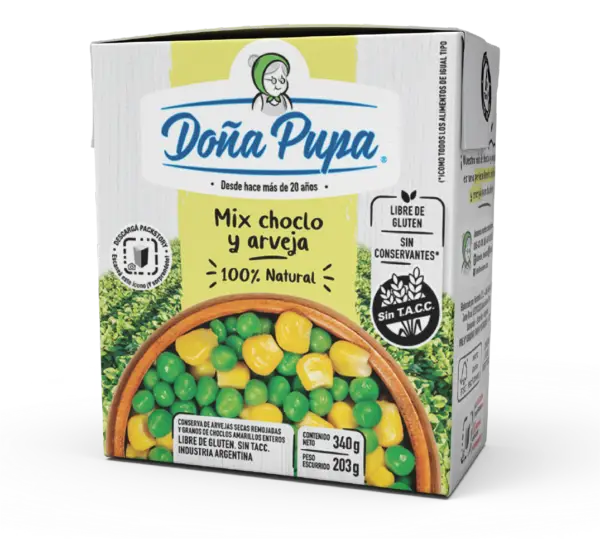 Mix choclo y arveja