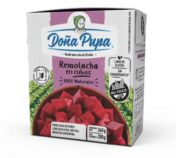 Remolacha en cubos