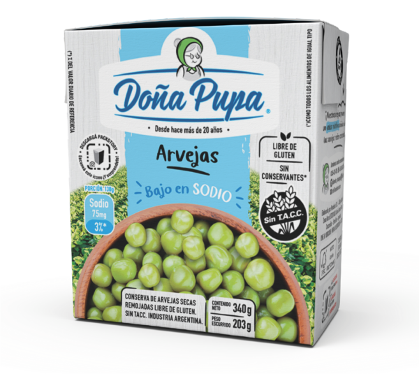 Arvejas Bajo en sodio